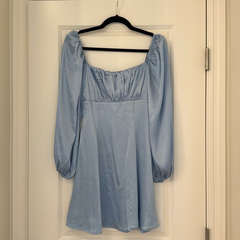 ASTR blue dress